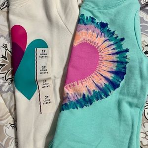 NWT 💟 2 Cat & Jack Sweatshirts
